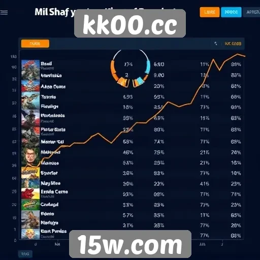 Análise de popularidade dos jogos em kk00.cc